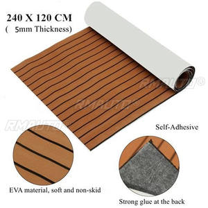 1200mmx2400mmx5mm Self Adhesive EVA Foam Faux Teak Decking <b>Boat</b> Sheet <b>Boat</b> Accessories Yacht Synthetic Teak Decking <b>Floor</b> Mat - Product Image 3