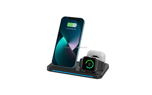 Vente en gros 2025 Modèle de haute qualité 3-en-<span class=keywords><strong>1</strong></span> PD 3.0 Fonction 15W Station de charge sans fil pliable Smartphones <span class=keywords><strong>Chargeur</strong></span> 3-en-<span class=keywords><strong>1</strong></span> - Product Image 2