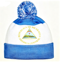 Nouveau bonnet tricoté avec drapeau du Salvador pour femmes et hommes, bonnet à pompon, bonnet chaud d'hiver, doux, extensible, pas cher, vente en gros personnalisée