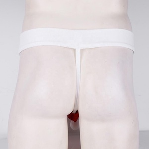 Sous-vêtements sexy de <span class=keywords><strong>Noël</strong></span> rouges pour hommes, chapeau de Père <span class=keywords><strong>Noël</strong></span>, bikini en velours, <span class=keywords><strong>string</strong></span> - Product Image 3