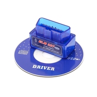 Mini Escáner OBD2 Bluetooth V1.5 Elm 327 V 1.5 Elm327 OBD 2, Adaptador OBDII Elm327 Elm-327, Lector de Códigos Automotriz, Herramienta de Diagnóstico para Automóviles