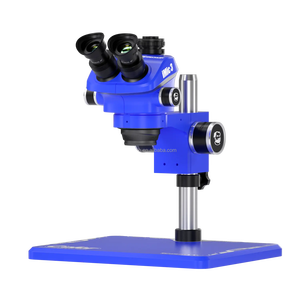 Microscopio Estéreo Trinocular MECHANIC IMic 3-B11 7X-50X a Color para Reparación de Móviles con Zoom Continuo de 6-45X - Product Image 3
