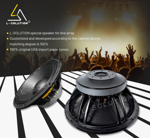 H218 kép 18-inch cao-powered bass loa siêu trầm neodymium nam châm 4ohm Trở kháng bằng gỗ và vỏ kim loại cho dòng mảng Loa - Product Image 5