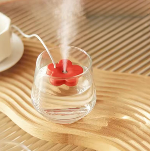 Portable Mini USB with Filter <b>Flower</b> Humidifier Bottle Aroma <b>Diffuser</b> Mist Maker Cool Mist Air Humidifier for Home Office Room - Product Image 1