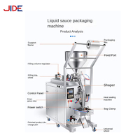 Machine de remplissage et d'emballage de sachets liquides entièrement automatique à prix d'usine avec pompe et moteur pour petites entreprises, haute efficacité