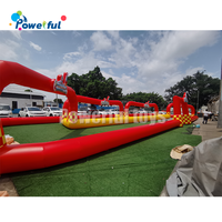 Piste de course gonflable avec logo personnalisé difficile Go Kart piste de course gonflable Quad piste voiture arène route Karting piste de course jouets