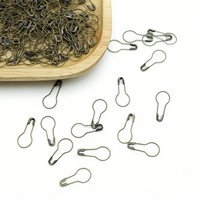 Épingles de sécurité en forme de gourde en fer, personnalisées en usine en Chine, 21,5 mm, épingles de sécurité en forme de poire