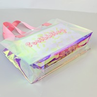Bolsas de Regalo de PVC Holográficas de Alta Gama, Bolsas de Embalaje para Perfumes y Productos para el Cuidado de la Piel, Bolsas Personalizadas para Miembros de Hotel VIP, Bufanda, Velo