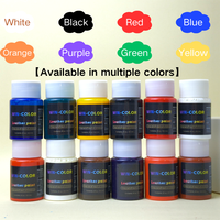 WIN-COLOR 12 цветов, гибкие акриловые чернила 29,5 мл, на водной основе, нетоксичные, для росписи кроссовок и обуви