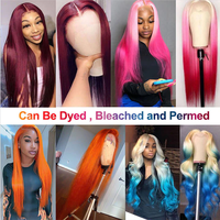 Perruques à fermeture en dentelle 5*5 sans colle, 250% de densité, blond épaissi pour ombré, ondulations naturelles, cheveux vierges européens Remy avec cuticules alignées, racine foncée, cheveux clairs