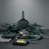 BESCO - Non-stick Cookware Set, Aluminum Pot Set