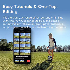 DJ Osmo Mobile 8 Handheld Gimbal <b>Stabilizer</b> Native Tracking with Audio Lighting Seamless 360 Pan Rotation Every Angle - Product Image 5