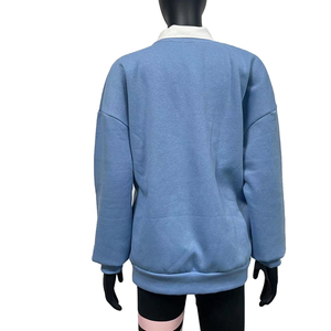 Nouveau design personnalisé pour femme : Sweat-shirt décontracté à manches longues, coupe oversize, imprimé lettres tie-dye, coupe-vent et écologique pour l'automne - Product Image 4