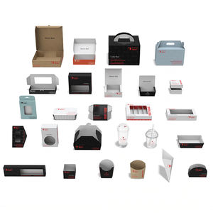 Boîte à frites en carton blanc avec logo personnalisé et revêtement anti-graisse pour <span class=keywords><strong>la</strong></span> vente à emporter - Product Image 5