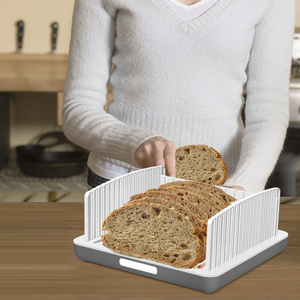 2026 Upgrade <b>Bread</b> Slicer for Homemade Big <b>Bread</b> Adjustable Width Thickness Foldable Compact Cutting Guide - Product Image 1