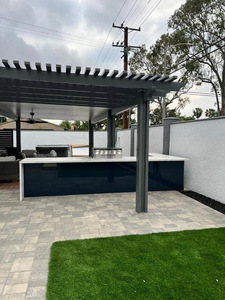 Armoire extérieure en acier inoxydable personnalisée OEM <span class=keywords><strong>Airfun</strong></span> – Unité de rangement haut de gamme durable anti-UV pour patio et balcon avec évier, robinet et charnière - Product Image 3