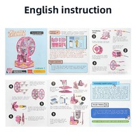 Superventas transfronterizo: Kit de material de tablero KT para experimentos científicos STEAM DIY, modelo B111D, Rueda de la Fortuna, 0-3M, Unisex, Pequeño