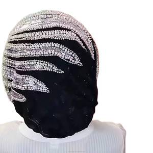 Nuevo gorro transpirable YASEEN con cordones cruzados, popular en transmisiones en vivo de moda, gorro de talla grande para primavera y otoño - Product Image 6