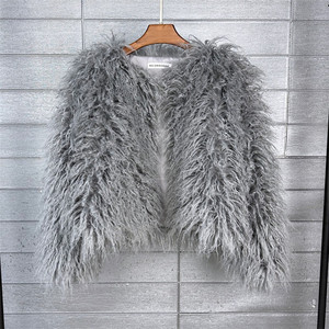 Abrigo <span class=keywords><strong>de</strong></span> piel sintética cálido colorido para mujer, abrigo <span class=keywords><strong>de</strong></span> felpa suelto en negro, blanco y <span class=keywords><strong>rosa</strong></span>, chaqueta <span class=keywords><strong>de</strong></span> piel para mujer 2025, prendas <span class=keywords><strong>de</strong></span> vestir exteriores peludas para Otoño e Invierno - Product Image 2