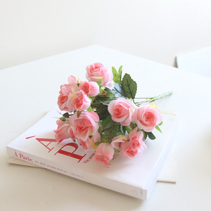 Exquisito ramillete de capullos de rosa pequeños, accesorios DIY para el hogar, boda, ramo de novia, proyecto de decoración de pared, arreglo floral. - Product Image 1