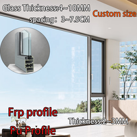 Proveedor de Ventanas de PU, Perfil de Fibra de Vidrio FRP No Magnético, Perfil Compuesto Pultruido Anticorrosión para Proyectos Marítimos