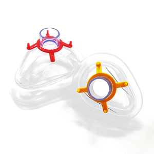 Maschera Medica per Anestesia in PVC Trasparente <span class=keywords><strong>Serie</strong></span> TW8350 Monouso con Diverse Misure per il Comfort del Paziente - Product Image 1