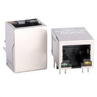 Connecteur RJ45 KRJ-138EHNL DGKYD à contacts plaqués or, prise Ethernet à tête cristalline, indicateur LED 100 Mbps, -40°C à 80°C