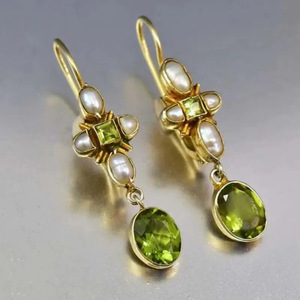Pendientes de Princesa Estilo Barroco para Mujer, Joyería Elegante para la Noche - Product Image 2