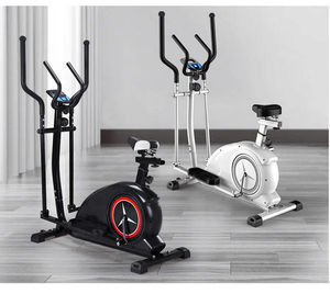 Appareil <span class=keywords><strong>elliptique</strong></span> transfrontalier à contrôle magnétique silencieux pour la marche en espace, équipement de fitness multifonctionnel pour la maison, capacité 120 kg - Product Image 2