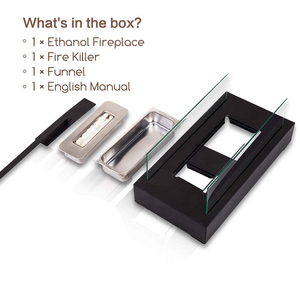 Ur-Health Mini cheminée de table autoportante moderne <span class=keywords><strong>Kit</strong></span> de S'mores de foyer intérieur/extérieur portable Mini autoportante élégante - Product Image 3