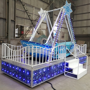 Attractions <span class=keywords><strong>pour</strong></span> enfants de haute qualité en plein air Kiddie Ride Luna Amusement Park Mini <span class=keywords><strong>Petit</strong></span> bateau de pirate électrique Manèges en bateau à vendre - Product Image 3