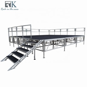 Scène portable, podium, plateforme, scène événementielle, scène extérieure, scène à structure en aluminium robuste à vendre - Product Image 6
