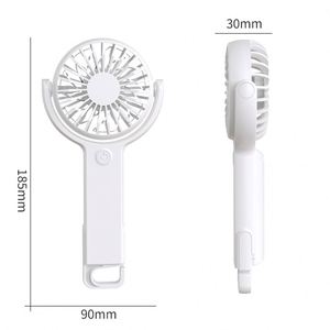 2024 Air Cooling 5 Speed Wind Usb Portable Mini Personal Pocket Rechargeable Handheld Fan With <b>Hook</b> - Product Image 4