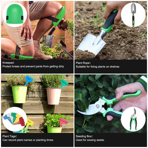 <strong>Garden</strong> <strong>Tool</strong> Set 13 Pieces Stainless Steel <strong>Garden</strong> <strong>Tools</strong> Set with Storage Bag Gifts for Gardeners - Product Image 4