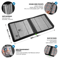 12 poches Toploader classeur carte à collectionner classeur chargeur supérieur classeur carte à collectionner Album adapté pour carte Tcg