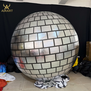Círculo Inflable Plateado Personalizado para Escenarios, Decoración para Bares, Discotecas, Festivales de Música, Espectáculos de Circo - Product Image 6