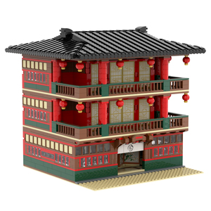 MOC1039 Flower Street 2720 Pezzi Mattoncini Anime Ghost <span class=keywords><strong>Slayer</strong></span>, Modello Creativo di Casa e Castello, Blocchi da Costruzione, Regalo per Bambini - Product Image 5