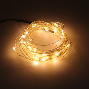 Ấm Trắng USB 5m Led <span class=keywords><strong>Mini</strong></span> vô hình bạc dây chuỗi đèn kẹo chuỗi đèn - Product Image 4