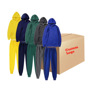 ชุดวอร์มกางเกงแบบมีฮู้ดสำหรับพิมพ์ซับลิเมชันชุดสูทกางเกงแบบเรียบสำหรับ L-5XL - Product Image 2