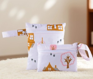 2 шт./комплект, моющиеся сумки с одним карманом на молнии - Product Image 5