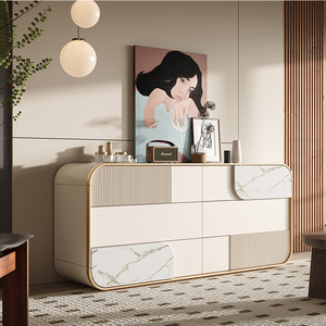 Meubles de maison <span class=keywords><strong>Commode</strong></span> de rangement à 8 tiroirs <span class=keywords><strong>Commode</strong></span> double en bois moderne <span class=keywords><strong>pour</strong></span> chambre à coucher - Product Image 3