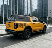 Bâche de benne rigide pliable anti-rayures et anti-rouille en carbone noir pour pick-up, haute qualité, stockage sécurisé, commande en gros