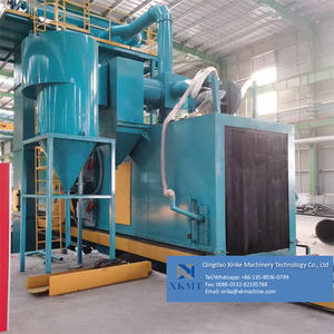 Convoyeur à rouleaux de grenaillage à faisceau H automatique Section de <span class=keywords><strong>machine</strong></span> de grenaillage Plaque d'acier Prix de la <span class=keywords><strong>machine</strong></span> de grenaillage - Product Image 6