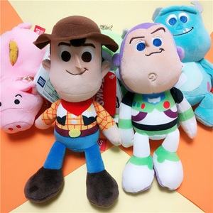 Anime cartone animato legnoso Buzz mostro peloso ciclope peluche borsa ciondolo Super morbido giocattolo storia 4 giocattolo per regalo di compleanno - Product Image 4