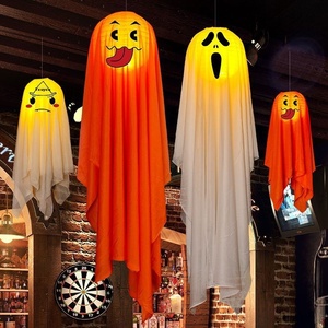 DAMAI Halloween Ghost and Luminous Pumpkin Lantern for Halloween Decorations in Shopping Malls Schools Kindergartens - Product Image 1