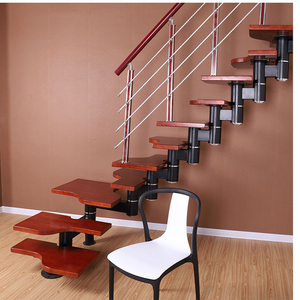 De diseño antiguo de madera flotante <span class=keywords><strong>escalera</strong></span> <span class=keywords><strong>interior</strong></span> <span class=keywords><strong>escalera</strong></span> <span class=keywords><strong>recta</strong></span>. - Product Image 1