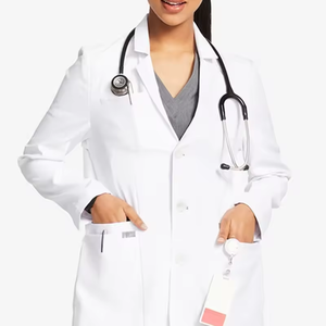 La mejor calidad Diseño Doctor Wear Uniforme Hospital Bata de laboratorio Blanco - Product Image 4