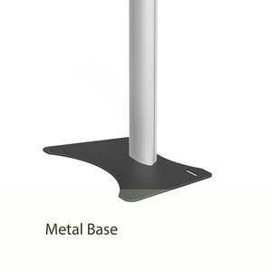 Soporte Universal de Aluminio para TV LCD, 600*400mm, Altura Ajustable, Base para TV de Piso, Negro + Plateado - Product Image 3