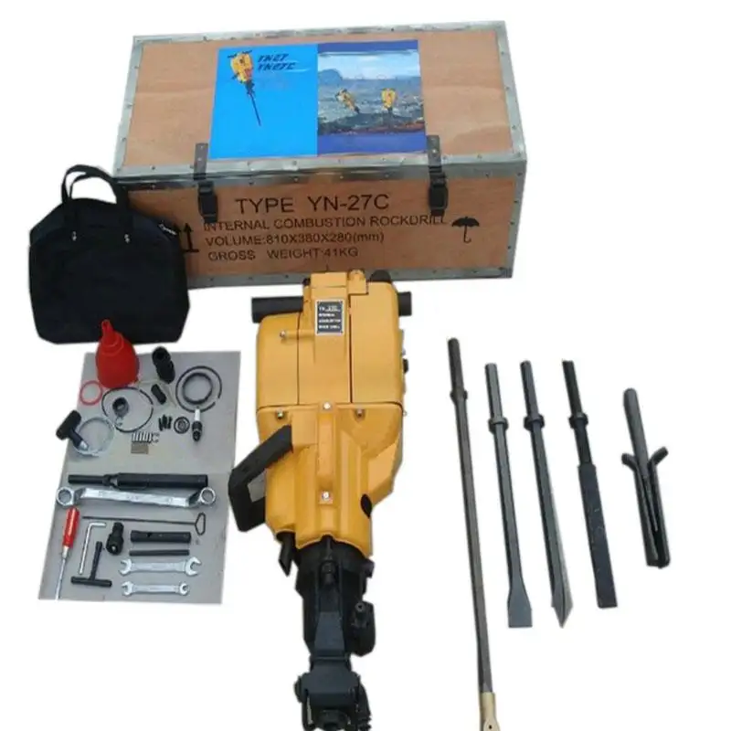 Multifungsi Portable Bensin 1800W Tangan Hammer Rock Drill Rotary Drillingrotary Rig Pengeboran