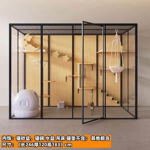 Villa di Lusso Ecologica per Gatti di Grandi Dimensioni Rifugio da Interno per Animali Domestici con Ampio Balcone in Vetro OEM/ODM Spazio per Gatti con Imballaggio in Cartone per Giocattoli per Animali Domestici - Product Image 5